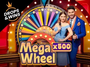 Слот Mega wheel drops and wins казино Комета